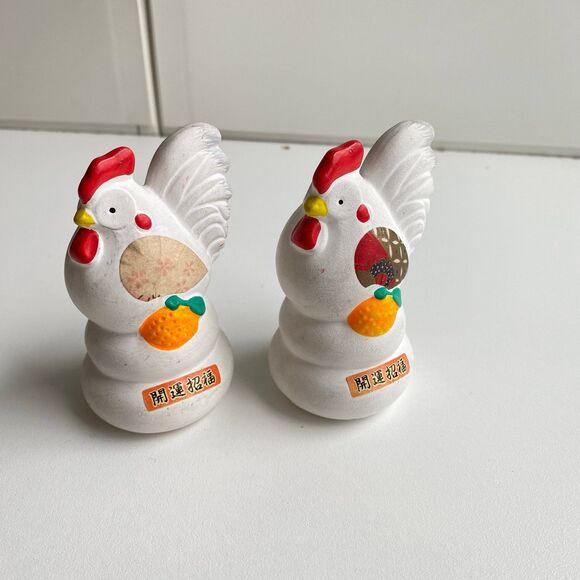 Japanese Lucky Charm Year of the Chicken 1993 Tori‎ Rooster New Year Decoration - Picture 1 of 4
